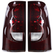 Boine tail lights front view showing red smoke lens and improved appearance