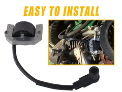Boine ignition coil mounting holes detail demonstrating OEM-style alignment for secure installation