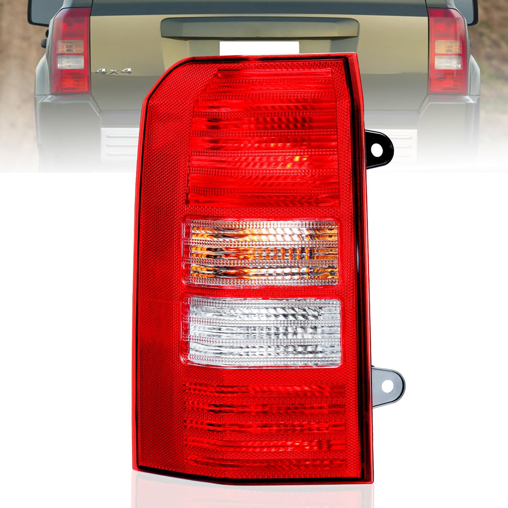 Boine left tail light front view showing fit and finish, improves rear visibility