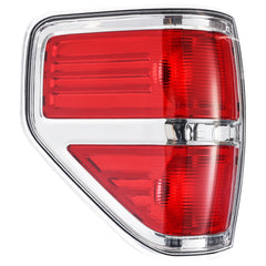 Boine left tail light housing front view showing fit and improved appearance