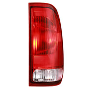 Boine passenger side tail light front view showing clear lens and fit