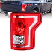 Boine right passenger tail light front view showing clean lens and restored look