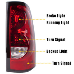 Boine tail light backside harness and plug showing easy connection