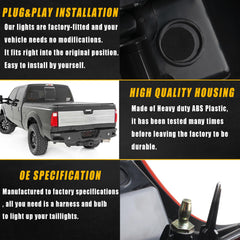 Boine taillight installed on Ford Super Duty rear demonstrating correct fit benefit