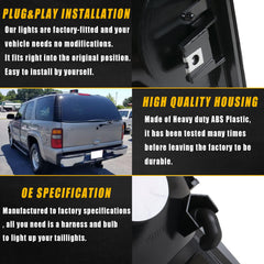 Boine taillight installed on a Tahoe demonstrating correct fit and restored rear lighting