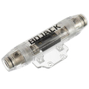 BOJACK front view of fuse holder showing compact in-line design and secure fit
