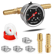 Boltigen front gauge face showing clear 0–15 psi readout for accurate monitoring