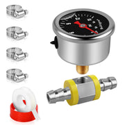 Boltigen gauge front view showing clear dial and easy reading benefit