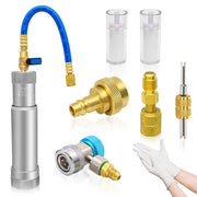 Boltigen injector front view showing metal body and coupler for reliable connection
