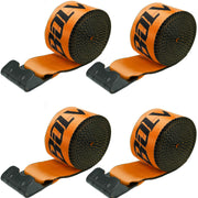 Bolvixor front view of four-pack straps showing compact storage and clear labeling