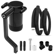 BOMLING front view of billet catch can showing durable finish and easy service