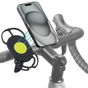 Bone Bike Tie magnetic mount front view showing compact profile and secure hold
