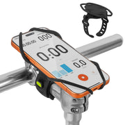 Bone Bike Tie 6 Pro front view showing secure mount and straps for stable rides