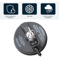 Bookeel two keys beside cap showing convenience of spare key benefit