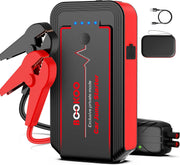 BOOKOO H9 front view showing compact portable jump starter benefits