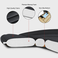 BOPUOVRE cushion on office chair adding portable support for work