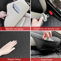 BOPUOVRE seat cover installed in car demonstrating easy fit