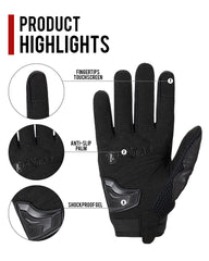 BORLENI palm suede reinforcement providing improved grip and shock absorption