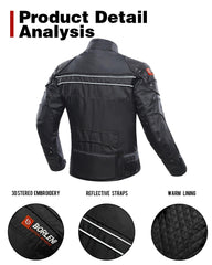 BORLENI removed thermal liner displayed to show versatile all-season comfort