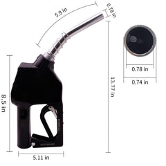BORRITT close-up of spout tip sensor for reliable automatic shut-off