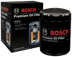 Close-up of Bosch 3510 filter media layers highlighting high dirt retention benefit