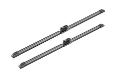 Bosch AeroTwin OE-style adapter detail demonstrating simple installation benefit