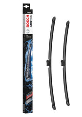 Bosch AeroTwin front packaging showing set of two and features for easy selection