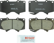 Bosch BC976 front packaging showing full pad set and hardware — Bosch quality assurance