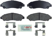 Bosch BE1280H front packaging showing complete pad set and hardware for easy installation