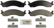 Bosch BE655H front packaging showing complete pad set and hardware, ensuring easy install