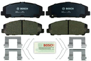 Bosch BP1509 front packaging showing complete axle set and hardware, Bosch quality assurance