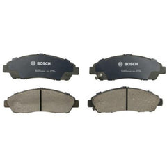 Bosch ceramic pad close-up of friction surface highlighting quiet performance