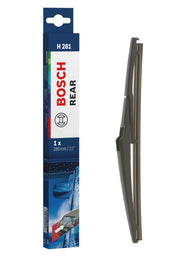 Bosch H281 front packaging showing branding and 11 inch size benefits quick identification