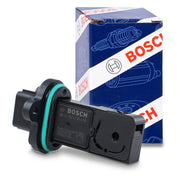 Bosch MAF sensor front view showing connector and housing for quick fit