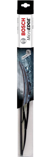 Bosch MicroEdge front view showing packaging and quickclip adapter, ensuring fast install
