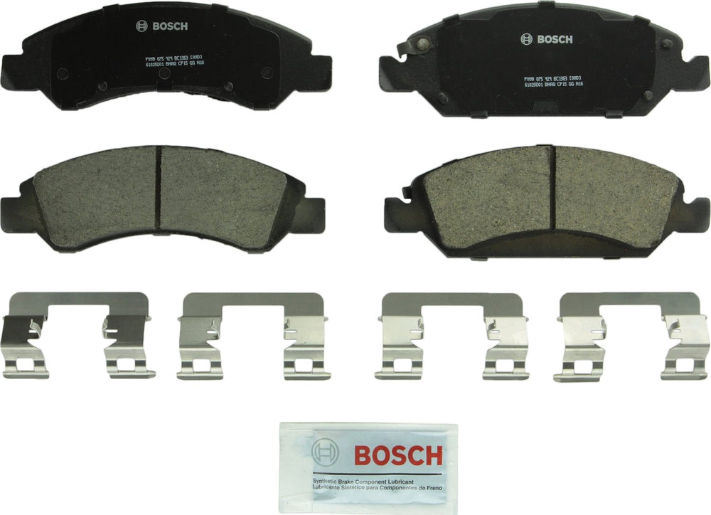 Bosch QuietCast BC1363 front packaging showing product and fitment benefits
