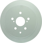 Bosch QuietCast front face rotor showing mounting holes and smooth braking surface for reliable stops