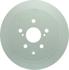 Bosch QuietCast front face rotor showing mounting holes and smooth braking surface for reliable stops