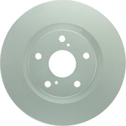 Bosch QuietCast front rotor packaging showing brand and model, ensures genuine part