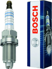 Bosch ZR6SII3320 front packaging showing ten spark plugs and product branding benefit longevity