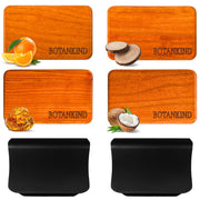 Botanikind front packaging showing wooden air freshener benefits