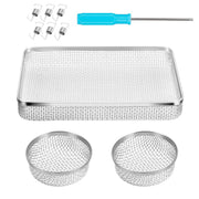 BougeRV front packaging showing three vent screens and accessories for quick installation benefit