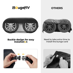 BougeRV reflective tape visible at night improving roadside visibility