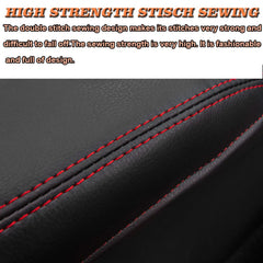 BOYOUS microfiber leather texture demonstrating soft comfortable finish