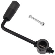 Braveboy front view of 7-inch crank handle showing robust construction and easy fit