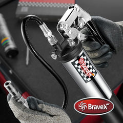 Bravex plunger and O-ring detail demonstrating durable sealing and long-term reliability