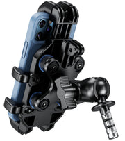 BRCOVAN front view of mounted phone showing secure fit and stability