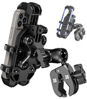 BRCOVAN front view on handlebar showing secure mount and stability