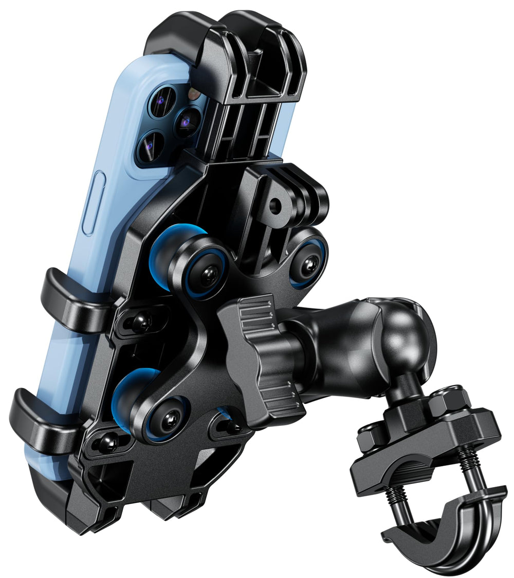 BRCOVAN front view on handlebar showing secure mount and stable hold