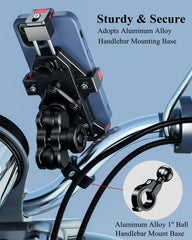 BRCOVAN mounted on handlebar demonstrating stable fit and vibration resistance